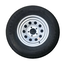 ST205/75R14 C/5H MOD Silver KR (Load Range C) Wheel