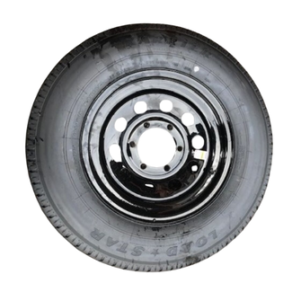 ST205/75R15 D/6H MOD Black Karrier (15X6) Wheel