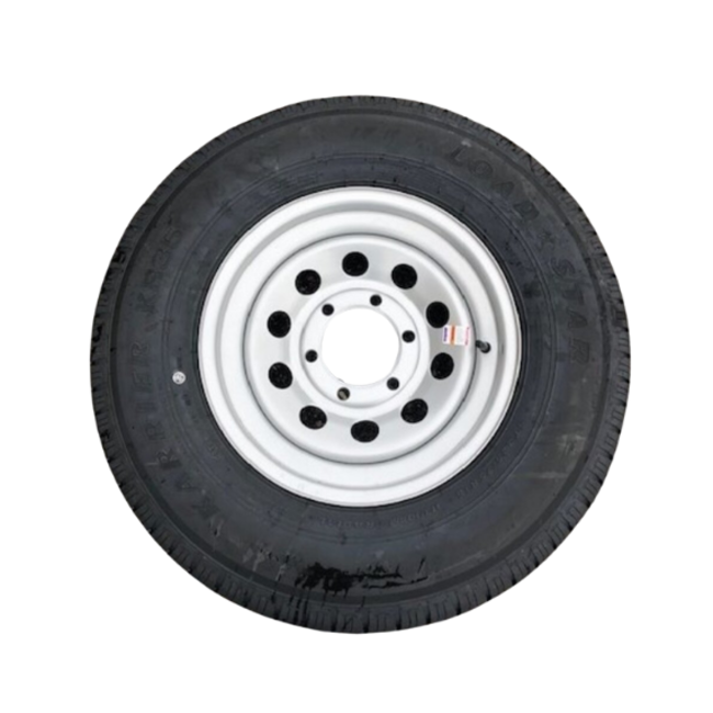 ST225/75R15 D/6H MOD Silver KR35 Kendra Wheel