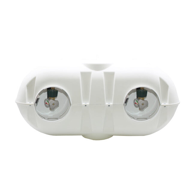 FlameKing White 30# Propane Tank Cover (Hardware Included)