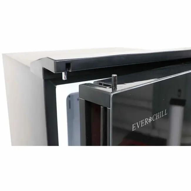 Everchill DC 12v Fridge w/Black Glass Door