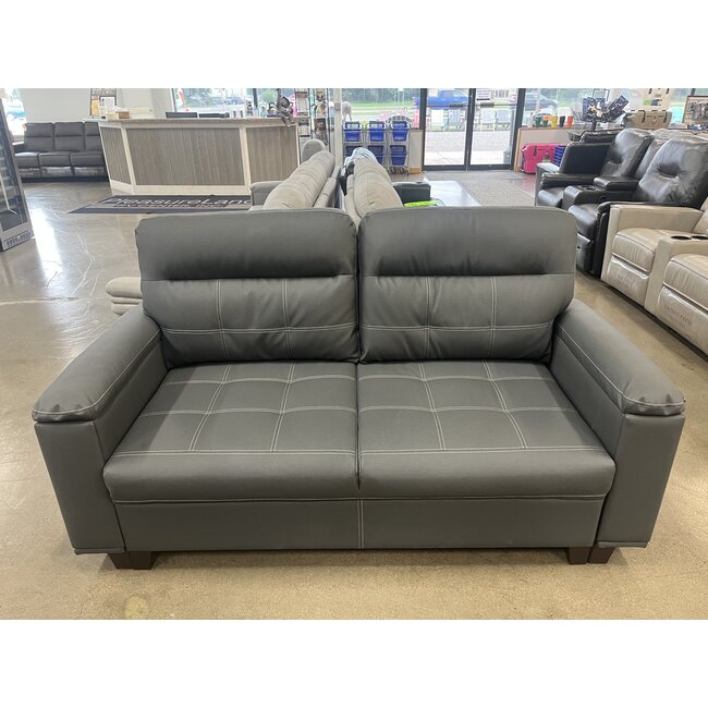 70" EZ-Out Flat Floor Sleeper Sofa Dark Gray