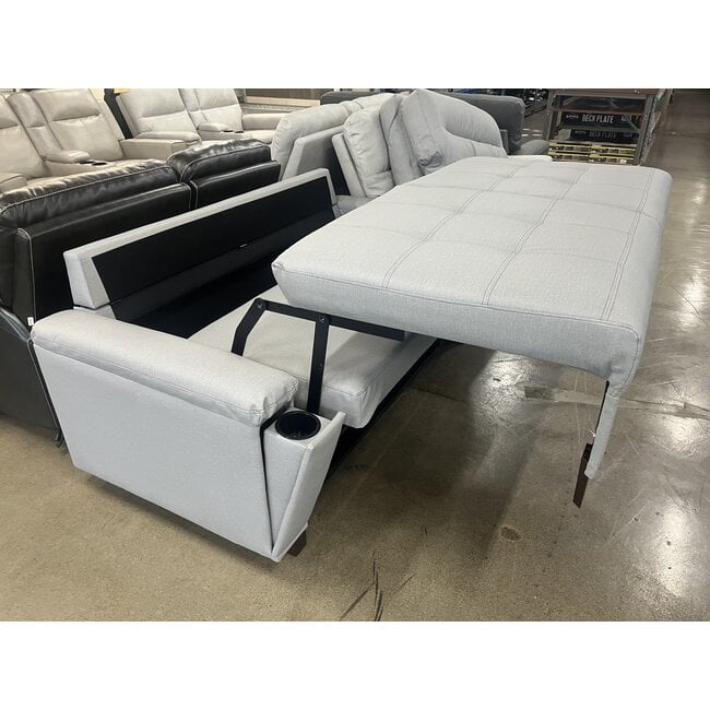 70" EZ-Out Flat Floor Sleeper Sofa Light Gray