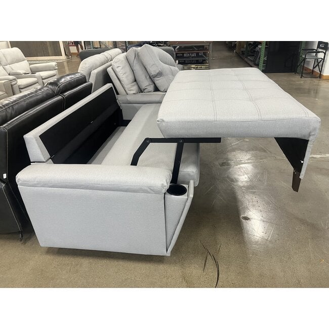 70" EZ-Out Flat Floor Sleeper Sofa Light Gray