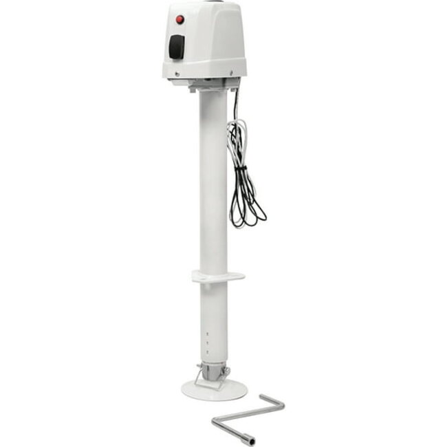 Ful Tyme  RV 3500# Electric RV Jack White