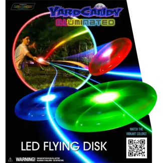 YardCandy Illuminated LED Flying Disk