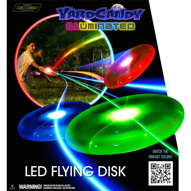 YardCandy Illuminated LED Flying Disk