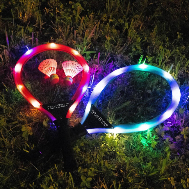 YardCandy Illuminated LED Badminton Set