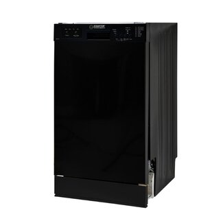 Equator 18" Slim Dishwasher Black