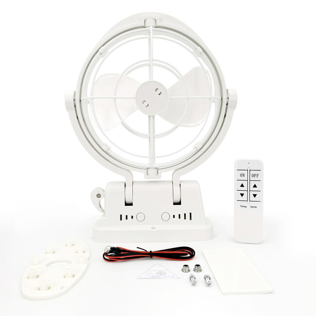 12v Multi Directional Fan White