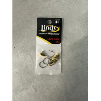 Lindy 1/16oz 4 Pk Jig   Perch-Glow
