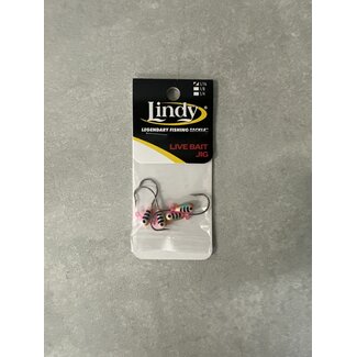 Lindy 1/16oz 4Pk Jig  PnkPrc-Glow
