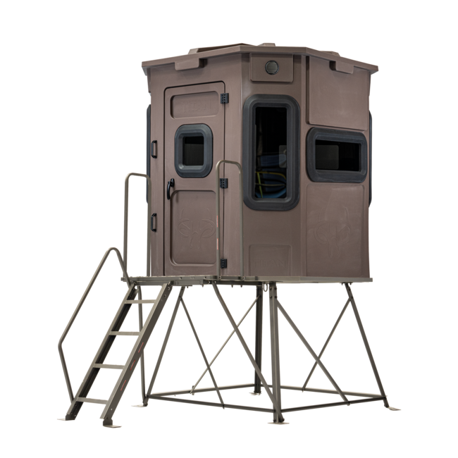 Titan Pro Blind Combo (Brown) w/4 ft. Tower