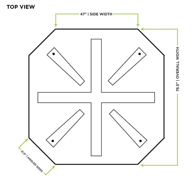 Titan Pro Blind Combo (Brown) w/4 ft. Tower