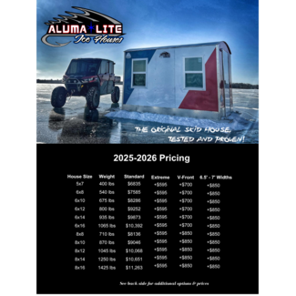 Aluma Lite Pricing List