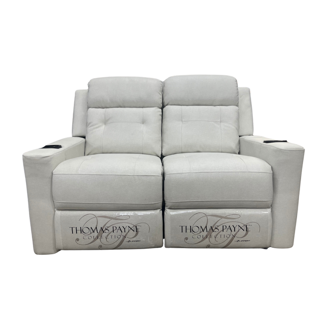 55" Axim Dove Powered Theater Seat - Heat, Massage, LED lights