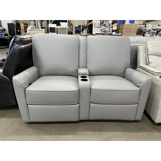 59" Concave Stone Theater Seat w/ Cupholders & USB