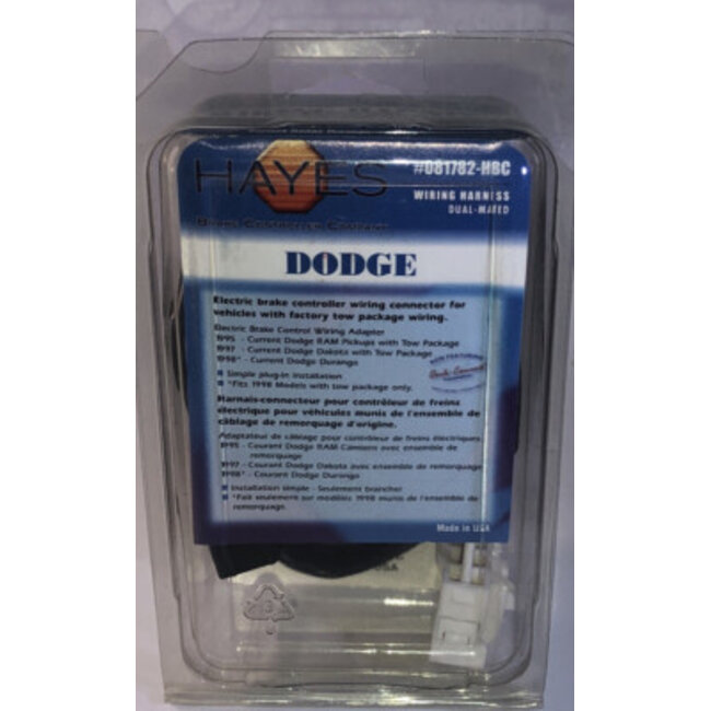Hayes Brake Control Connector 081782-HBC Dodge