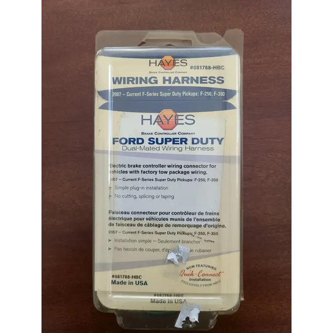 Hayes 081788-HBC Ford Super Duty Wiring Harness