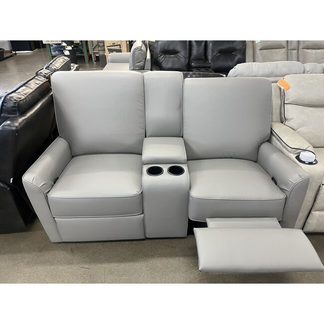 64" Concave Stone Theater Seat w/ Cupholders & USB