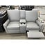 64" Concave Stone Theater Seat w/ Cupholders & USB