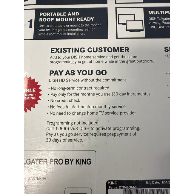 King Dish Tailgater Pro