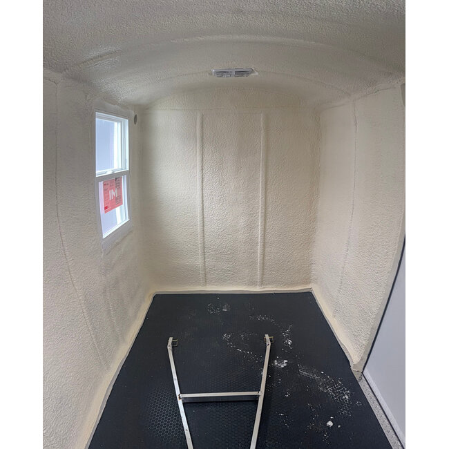 6X10 Aluma Lite Skid House Matte Black