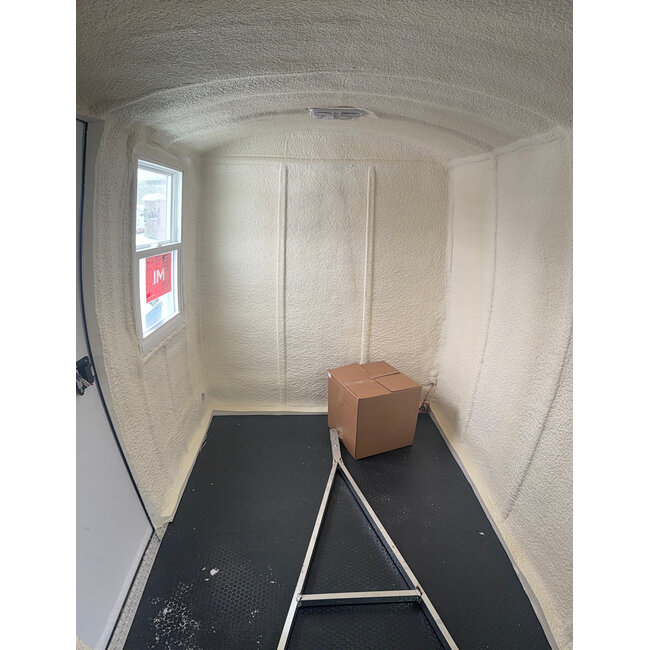 6X10 Aluma Lite Skid House Matte Black