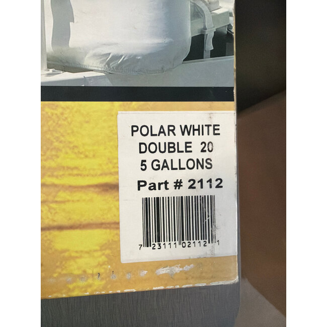 ADCO Propane Tank Cover Polar White 20lb