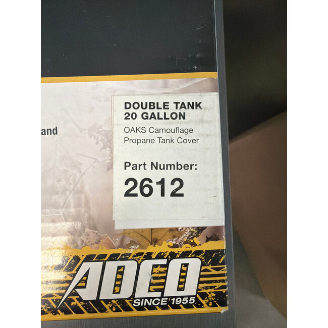 ADCO LP Tank Cover Camouflage Double 20 lbs