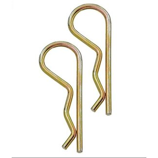 Pin Clip 1/2" Zinc plated spring steel 2 per pack