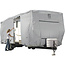 Classic Accessories PermaPRO Deluxe Travel Trailer Cover, Gray, Fits 33ft.L-35ft.L x 124in. Tall Travel Trailer RVs, Model# 80-325-201001-RT