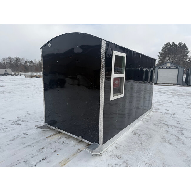 6X12 Aluma Lite Skid House Black