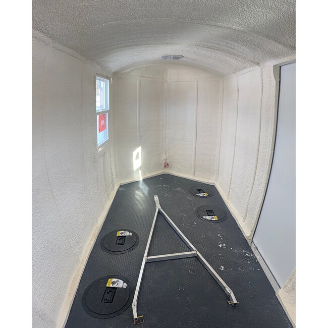 6X12 Aluma Lite Skid House Charcoal V Nose