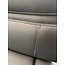 72" Roll Over Sofa - Black/White Stitching