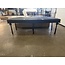 72" Roll Over Sofa - Black/White Stitching