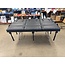68" Roll Over Jackknife Sofa  Black/White Stitching