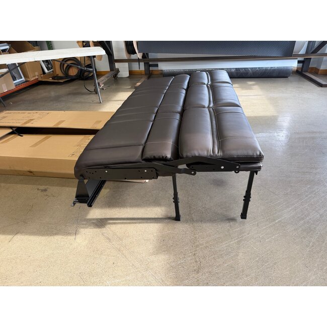 78" Roll Over Sofa - Chocolate