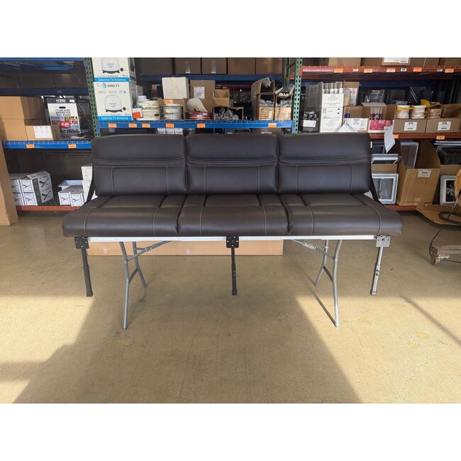 78" Roll Over Sofa - Chocolate