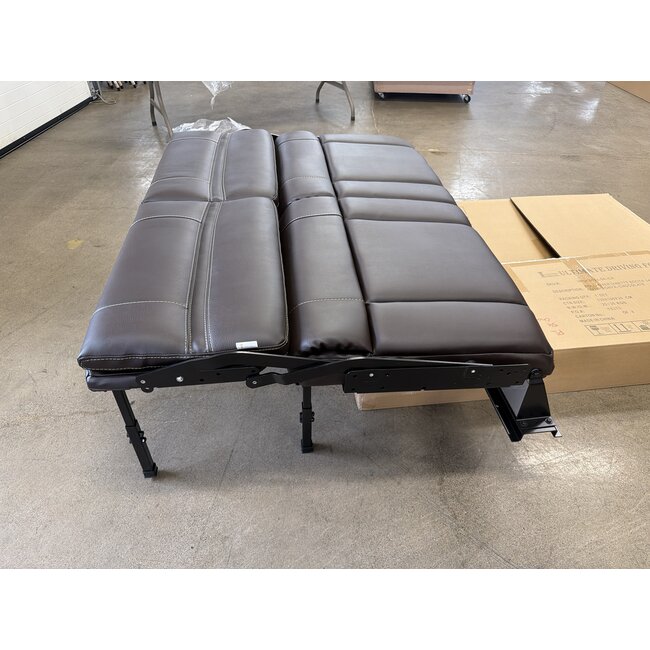 54" Roll Over Sofa - Chocolate