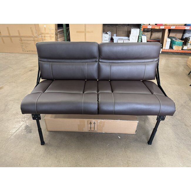 54" Roll Over Sofa - Chocolate