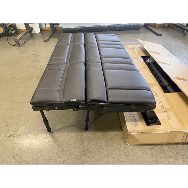 72" Roll Over Sofa -  Chocolate