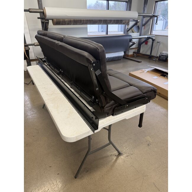 72" Roll Over Sofa -  Chocolate