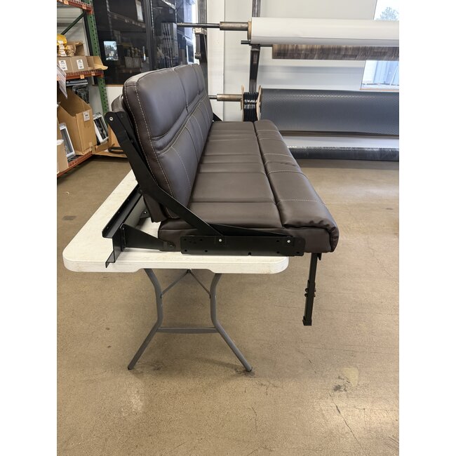 72" Roll Over Sofa -  Chocolate