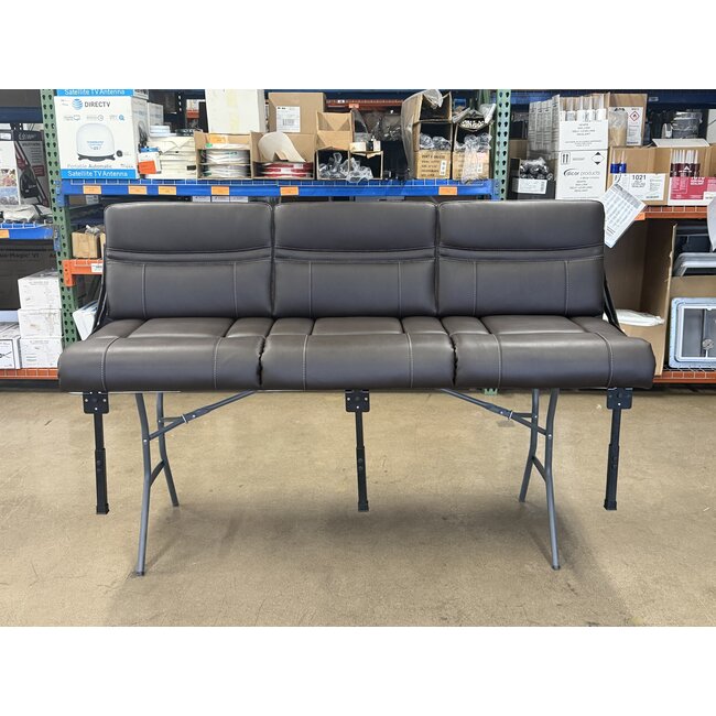 72" Roll Over Sofa -  Chocolate