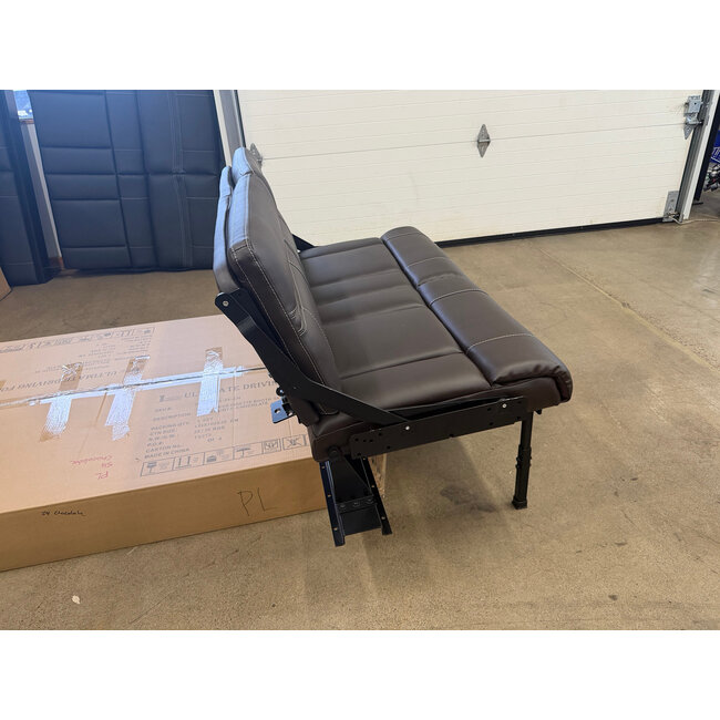 46" Roll Over Sofa - Chocolate