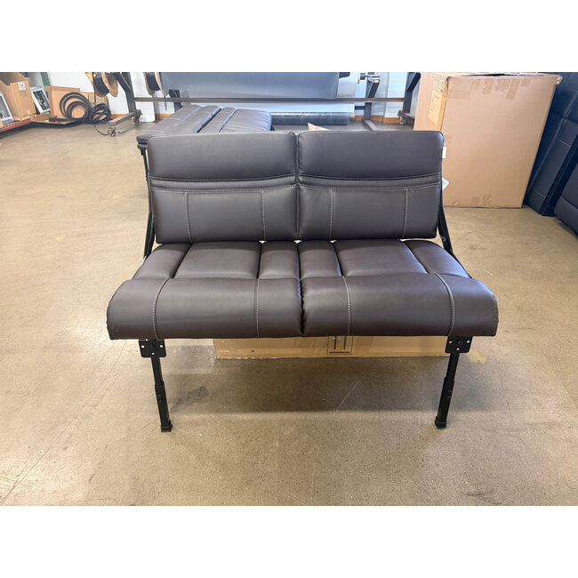 46" Roll Over Sofa - Chocolate