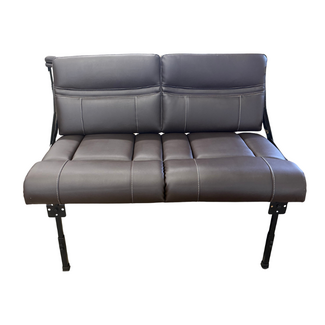 46" Roll Over Sofa - Chocolate