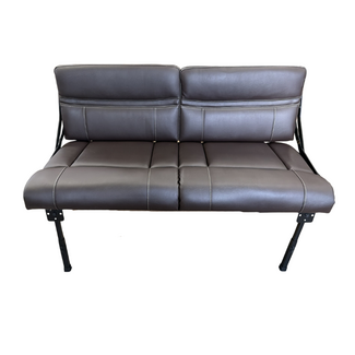 54" Roll Over Sofa - Chocolate