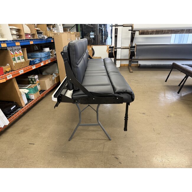 78" Roll Over Sofa - Black